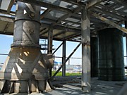 Производственный корпус по выпариванию соли фабрики по переработке соли ООО «Руссоль» в г. Новомосковске Тульской области. Сварные соединения металлоконструкций. 2016 год.